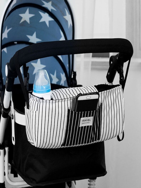 Multifunction Mommy Stroller Organizer Shoulder Bag - Image 3