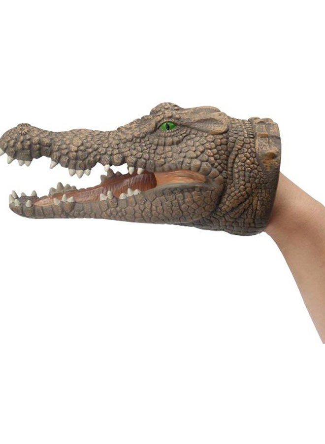 Cool Baby Crocodile Head Hand Puppet 22x11x11cm - Image 2