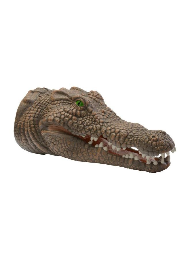 Cool Baby Crocodile Head Hand Puppet 22x11x11cm - Image 1