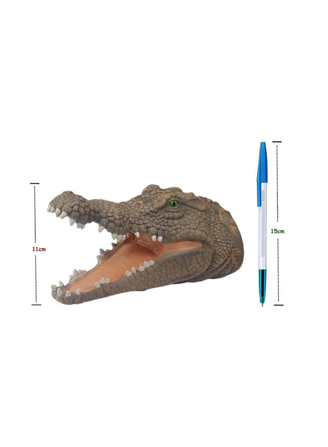 Cool Baby Crocodile Head Hand Puppet 22x11x11cm - Image 3