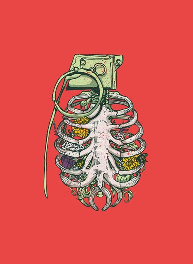 Heart Bomb Sticker Multicolour One Size