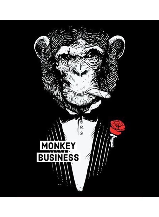 Monkey Business Sticker Multicolour One Size