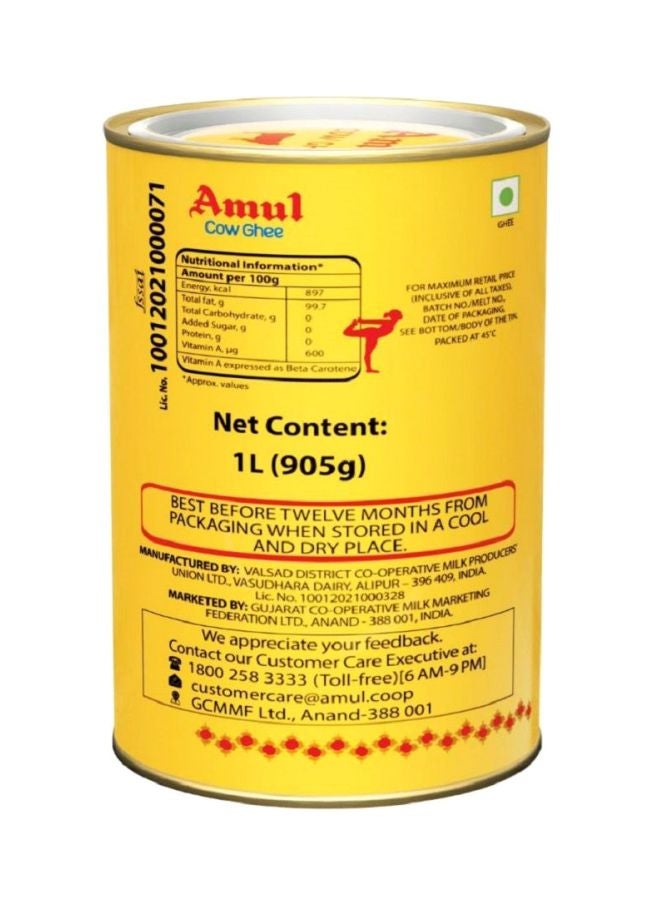 Amul - High Aroma Cow Ghee 1Liters - Image 1
