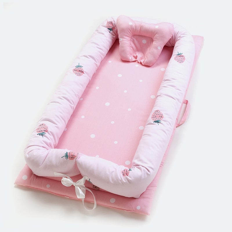 Newborn Bassinet Bumper Baby Portable Crib  - Image 1