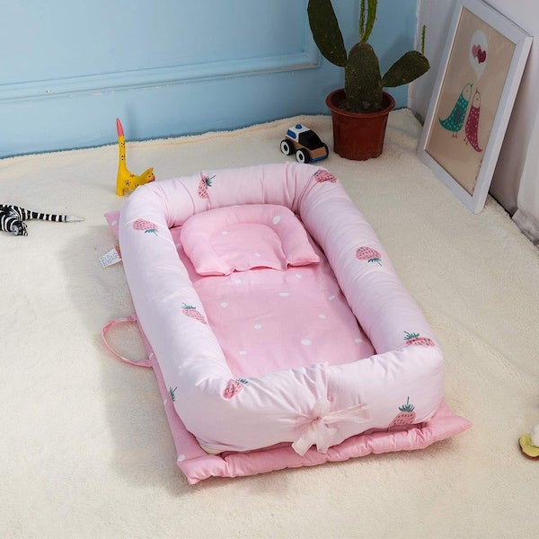 Newborn Bassinet Bumper Baby Portable Crib  - Image 3