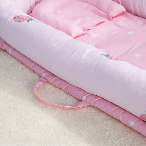Generic - Newborn Bassinet Bumper Baby Portable Crib - Image 1