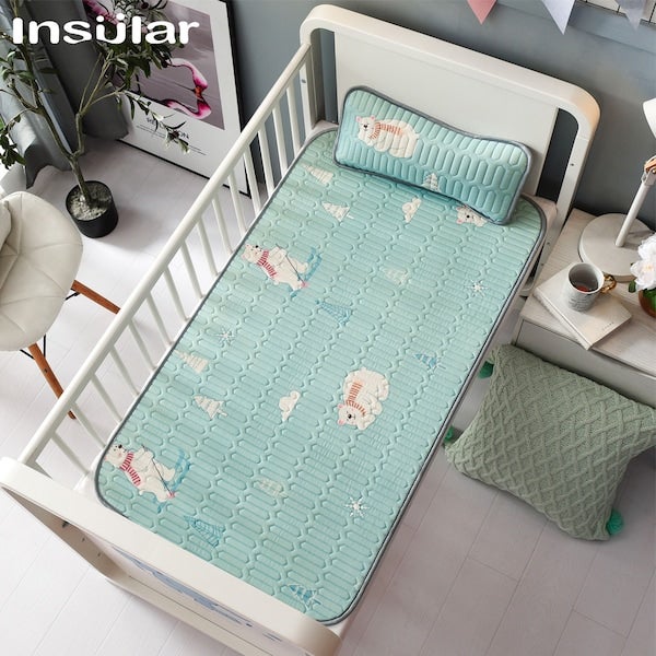 2-Piece Insular Anti-Slip Latex Cool Mattress And Pillow Set - Image 2