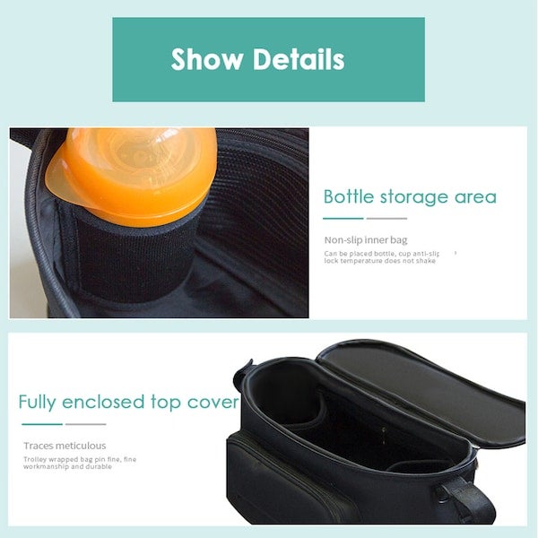 Baby Stroller Diaper Storage Organizer Bag