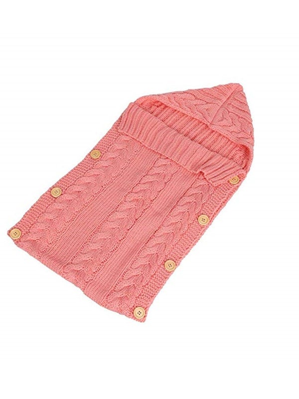 Comfy Soft Hoody Knitted Baby's Sleeping Bag - Image 5