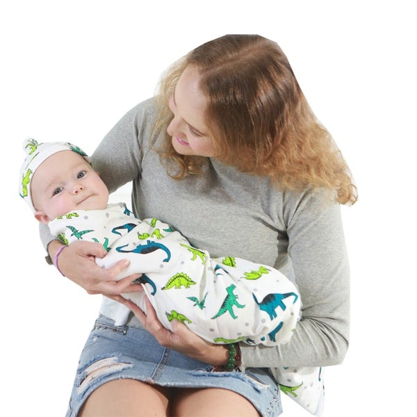 Generic - High Quality Comfortable Baby's Blanket And Cap Set - Image 1