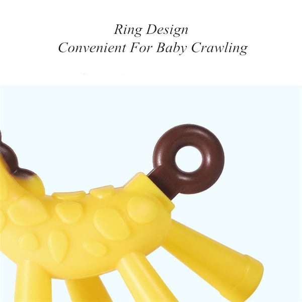 Giraffe Chew Toy Soft Silicone Baby Teether - Image 5