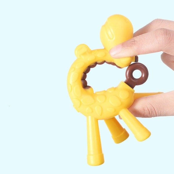 Giraffe Chew Toy Soft Silicone Baby Teether - Image 4