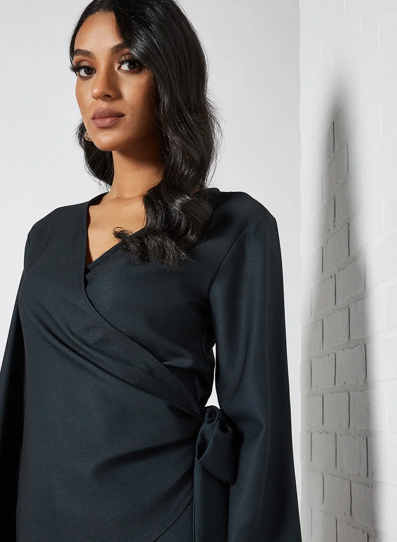 SIVVI for HANIYA Wrap Front Top Black