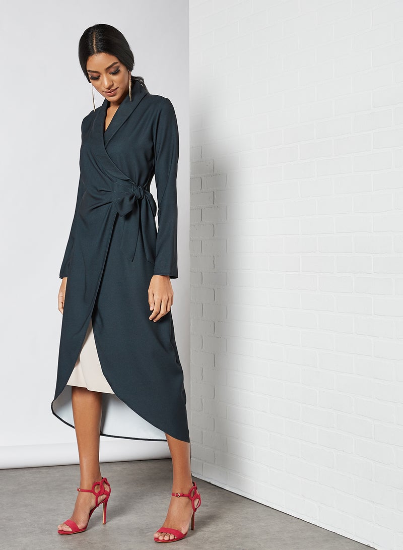 SIVVI for HANIYA Asymmetric Hem Dress Black - Image 1
