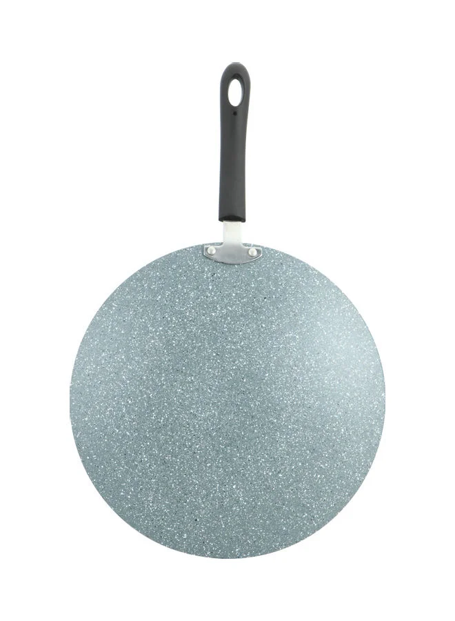 Prestige Speckled Long Lasting Non Stick Aluminum Concave Tawa Speckled Grey 26cm