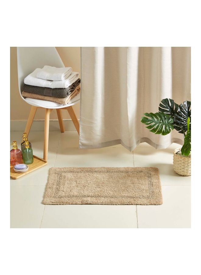 هوم بوكس سجادة حمام قطن من أتلانتا - 50x80 سم بيج 50x80سم - Image 4