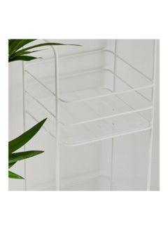 Home Box 3-Tier Dan Bath Rack White 16.5x63cm  - Image 2