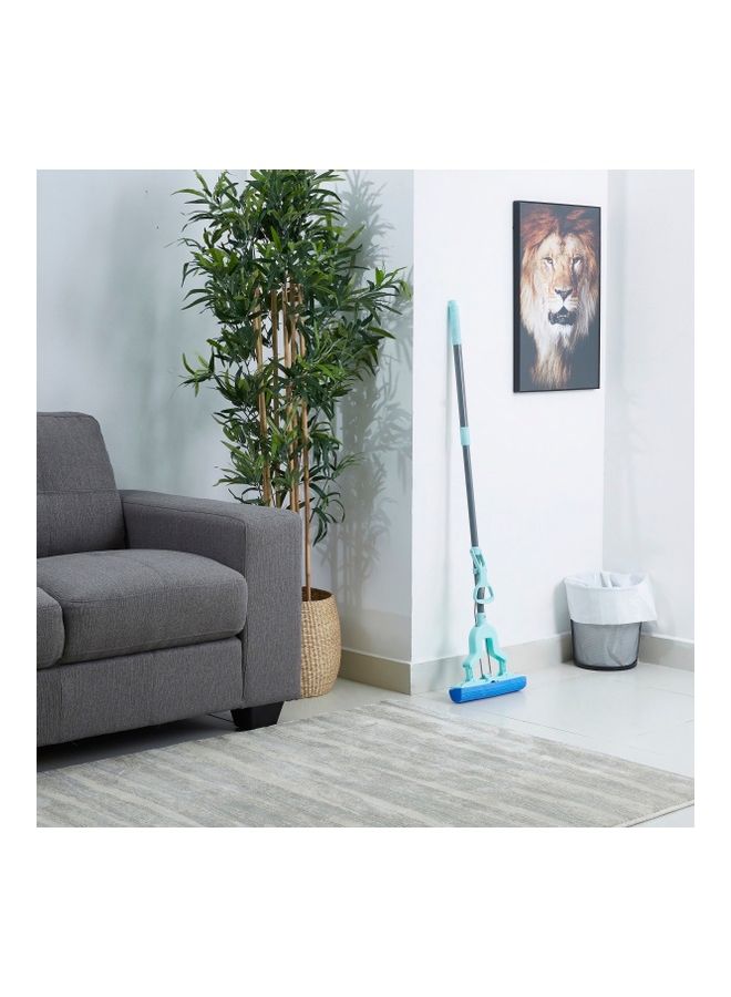 Home Box Alina Butterfly Mop With 1 Refill Green/Grey/Blue 127x27cm  - Image 5