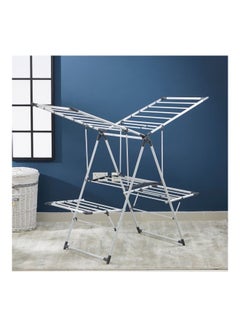 Home Box 2-Tier Cloth Dryer White/Black 99x154cm  - Image 1