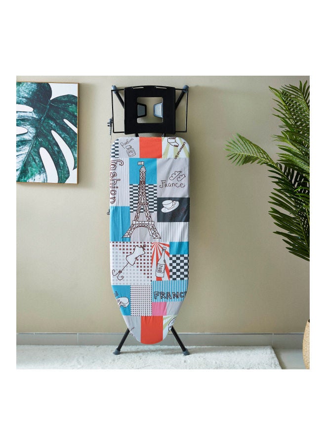 Durable Space-saving Foldable Prime Mesh Ironing Board Multicolour 122x48cm