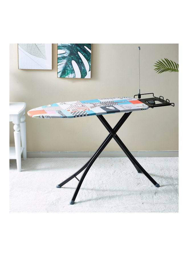 Durable Space-saving Foldable Prime Mesh Ironing Board Multicolour 122x48cm