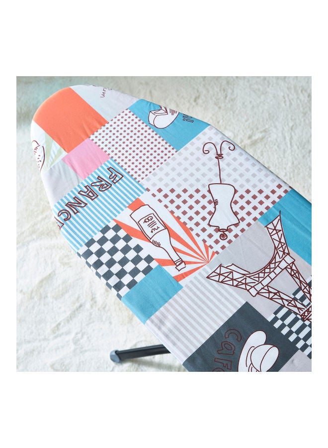 Durable Space-saving Foldable Prime Mesh Ironing Board Multicolour 122x48cm