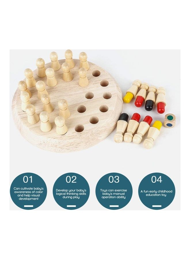 Wooden Memory Stick Chess Game - Image 4