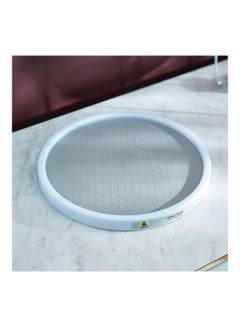 Home Box Omega Sauce Turn Organiser Grey/White 30x2.5x2.5cm  - Image 1