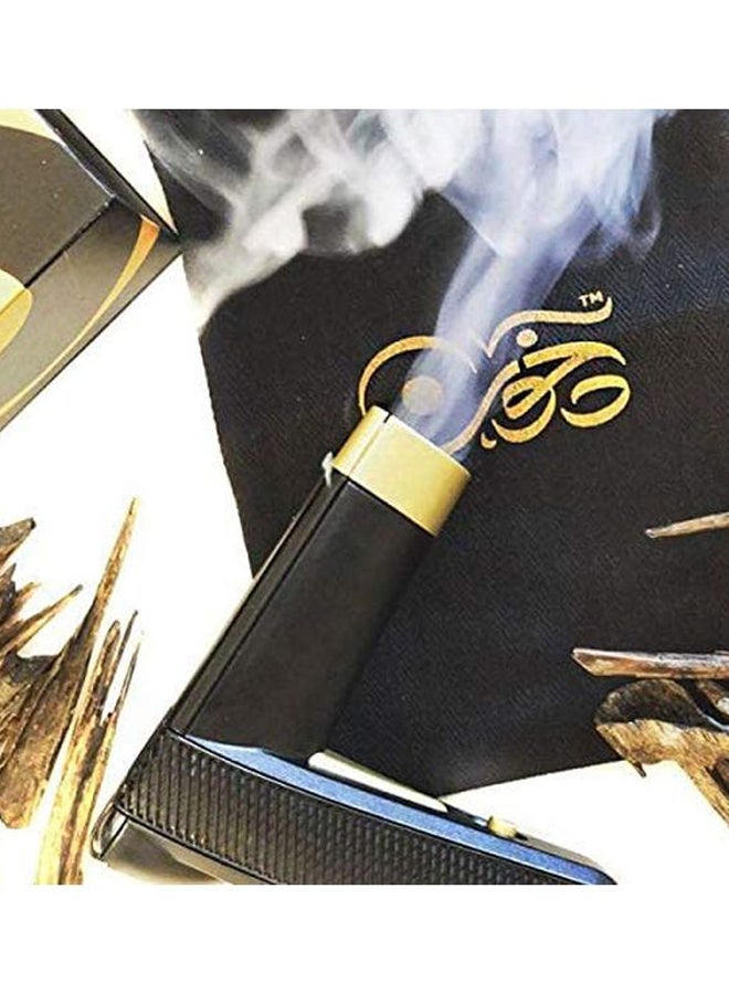 Cool Baby USB Rechargeable Foldable Electric Incense Burner Black/Gold 11.5 x 5cm - Image 3