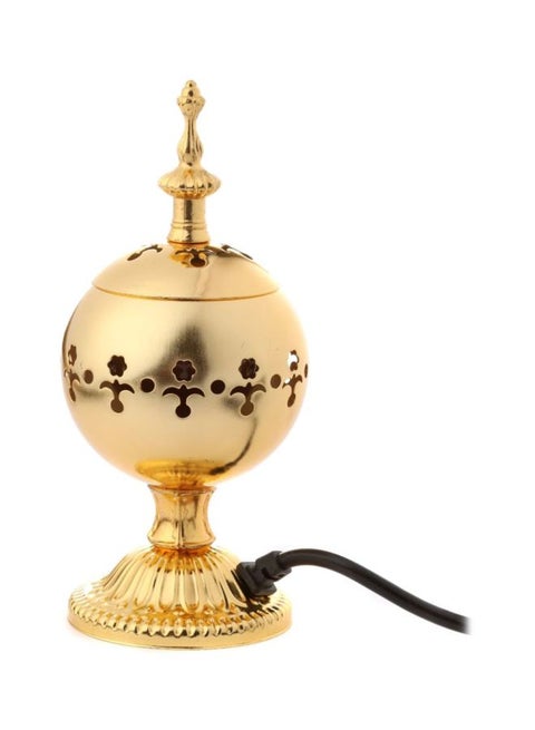 Vintage Style Electric Incense Burner Gold