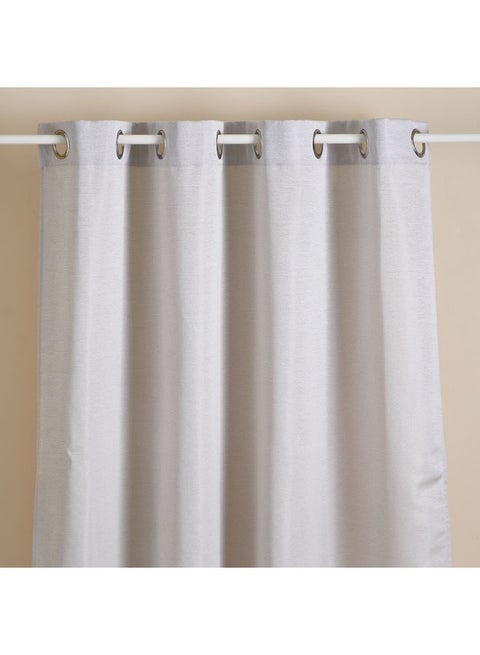Atlanta Single Window Curtain Silver 140x160cm