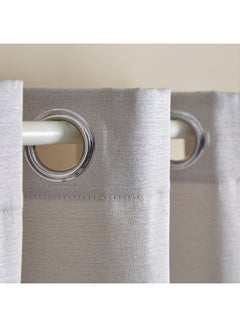 Home Box Atlanta Single Window Curtain Silver 140x160cm  - Image 3