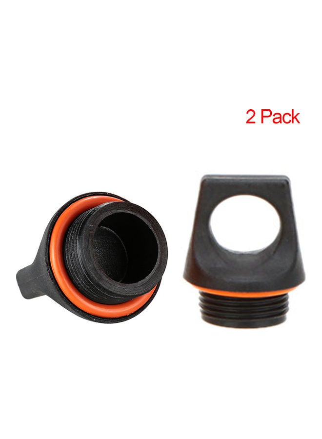 Generic 2-Piece Screw Top Replacement Fuel Bottle Cap Set - Image 2