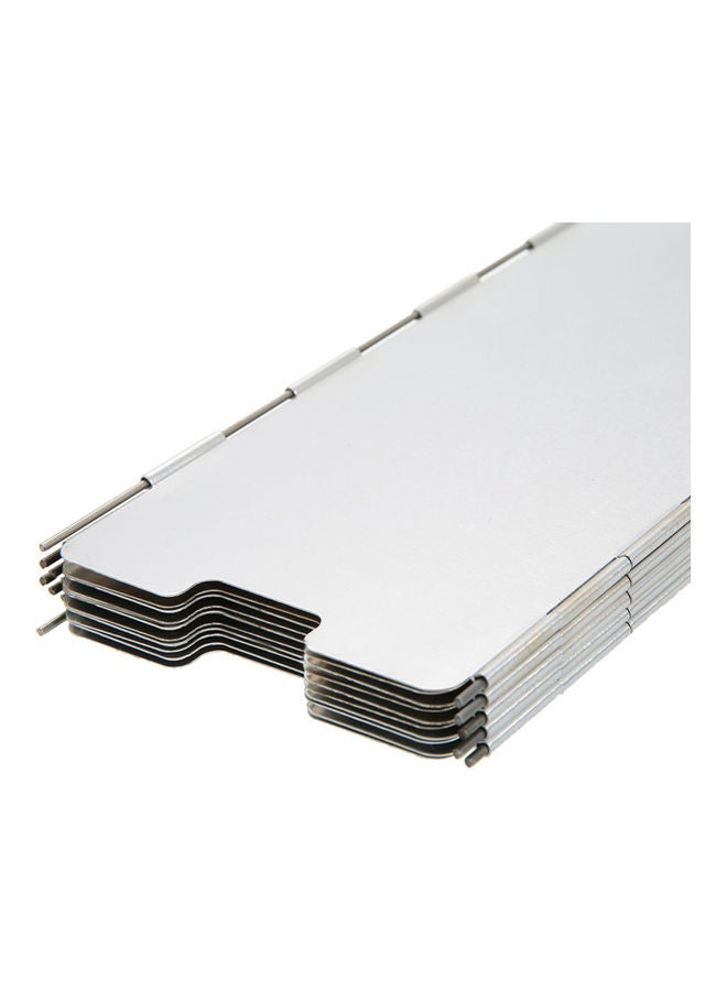 طقم سدادات تخييم قابلة للطي للاستخدام في الأماكن الخارجية مكون من 10 ألواح مع حقيبة تخزين - Image 5