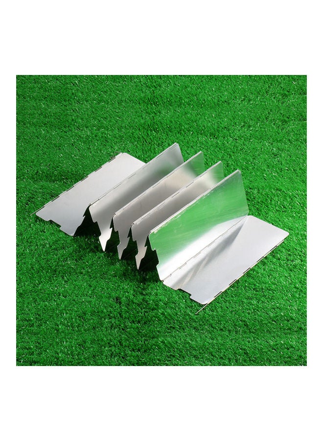 طقم سدادات تخييم قابلة للطي للاستخدام في الأماكن الخارجية مكون من 10 ألواح مع حقيبة تخزين - Image 2