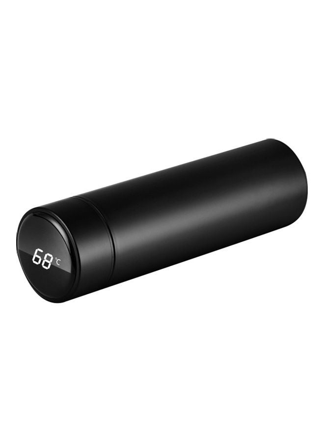 Intelligent Temperature Measuring LED Touch Display Flask Black - Image 1