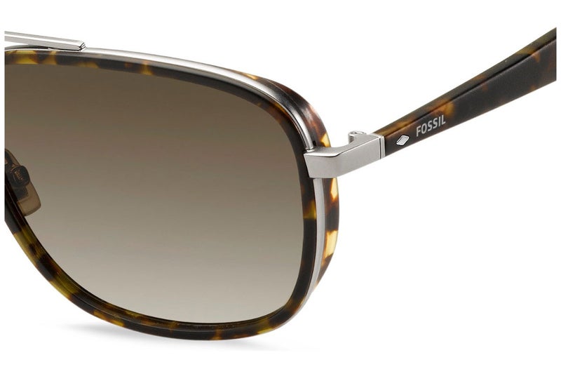 FOSSIL Men's UV-Protection Pilot Sunglasses FOS2064/S N9P/HA  - Image 2