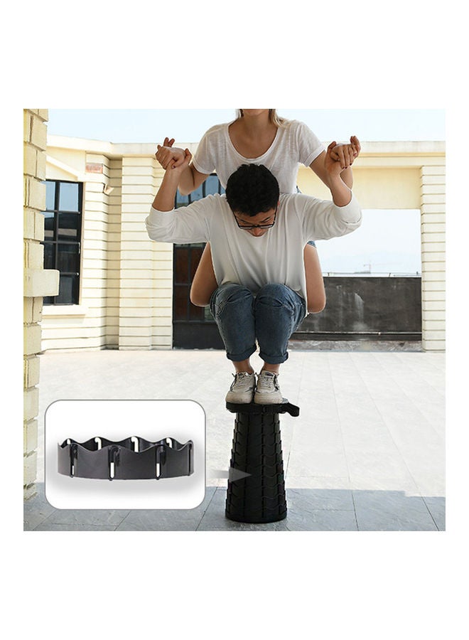 مقعد بتصميم تلسكوبي قابل للطي 26 x 7.5 x 26سم - Image 2