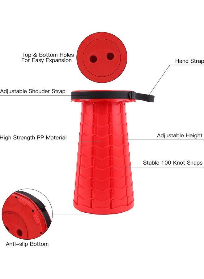 Folding Telescopic Stool 26 x 7.5 x 26cm - Image 4