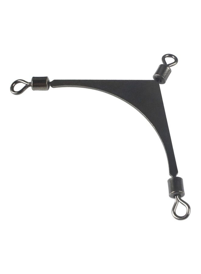 Generic Anti-Rust Metal Eight-character Ring Forker Flat-handed Swivel Connector 10.5x7.5x2.4cm  - Image 5