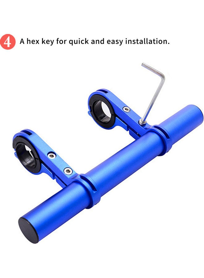 Generic Aluminium Alloy Bicycle Handle Bar Extension 20x3x9cm  - Image 2