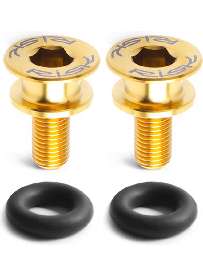 Generic Mountain Bike Chain Crank Waterproof Screw 8x1x6cm  - Image 1