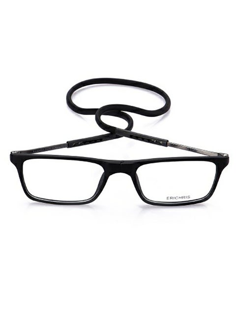 men Optical Rectangular Reading Glass With Holder Strap