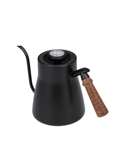 Coffee Kettle With Thermometer Black 23x12.8x15.5cm