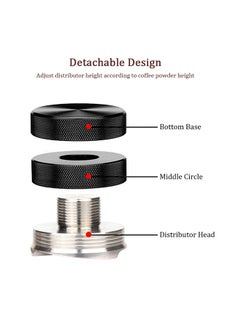 Generic 51mm Coffee Distributor Leveler Tool Black 7.5x5x7.5cm  - Image 2