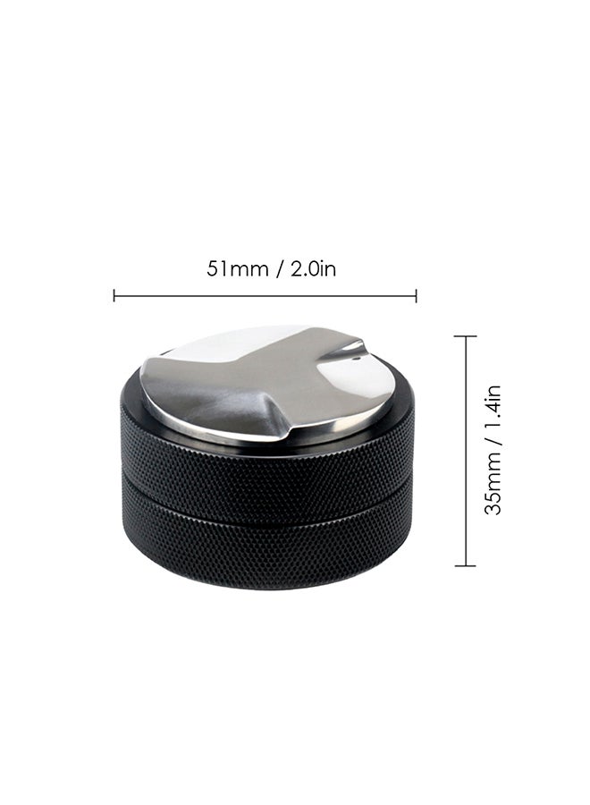 Generic - 51mm Coffee Distributor Leveler Tool Black 7.5x5x7.5cm - Image 1