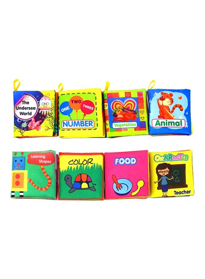 Coolplay 8-Piece Non-Toxic Soft Cloth Book Set 10x11cm  - Image 1