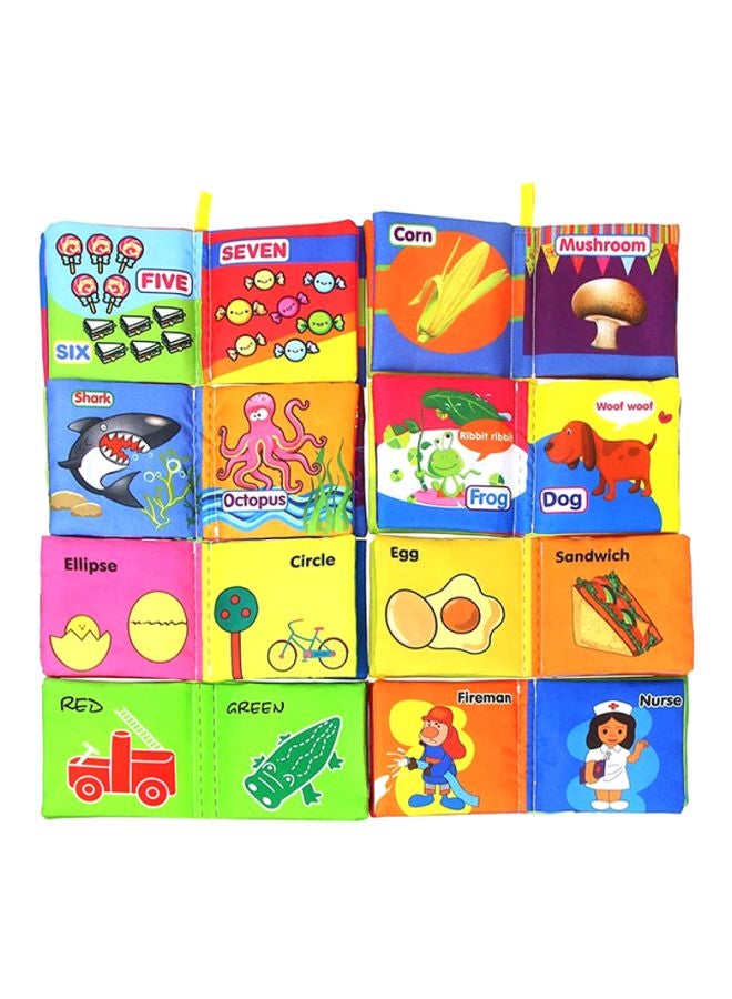 Coolplay 8-Piece Non-Toxic Soft Cloth Book Set 10x11cm  - Image 2