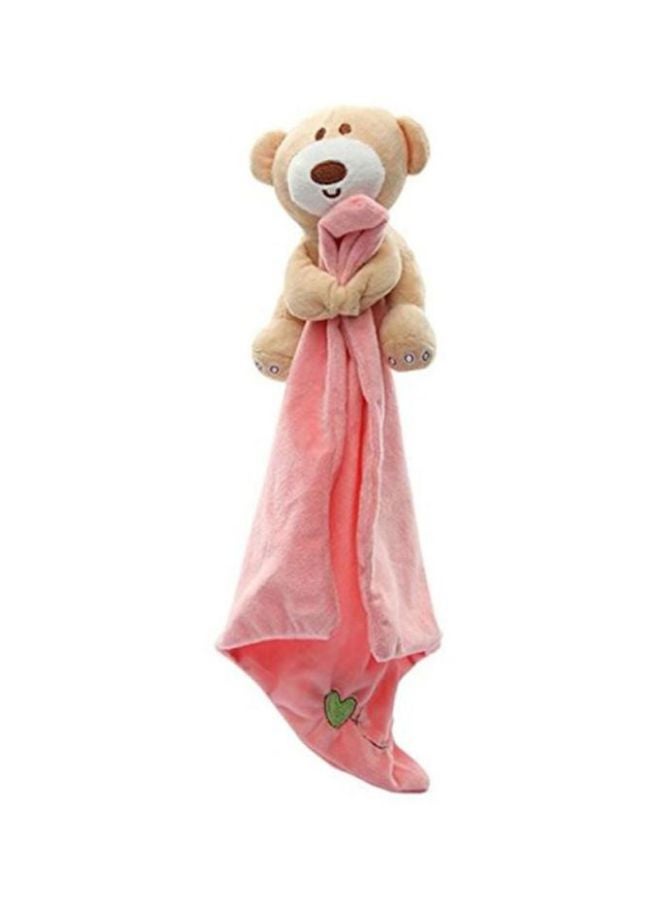 Beauenty Baby Infant Soft Toy With Towel Taddy(4.3), Blanket(11.8x11.8)inch - Image 1