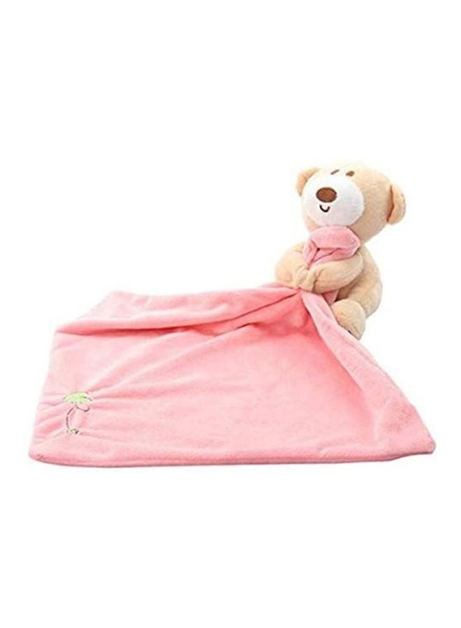 Beauenty Baby Infant Soft Toy With Towel Taddy(4.3), Blanket(11.8x11.8)inch - Image 2